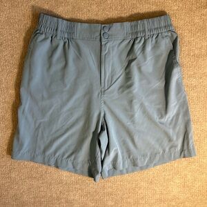 BURLEBO men’s L Elastic Waist Shorts